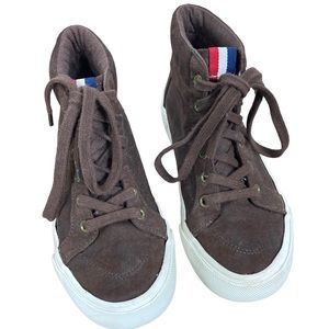 Old Navy Faux Suede Lace Up High Tops Size 13